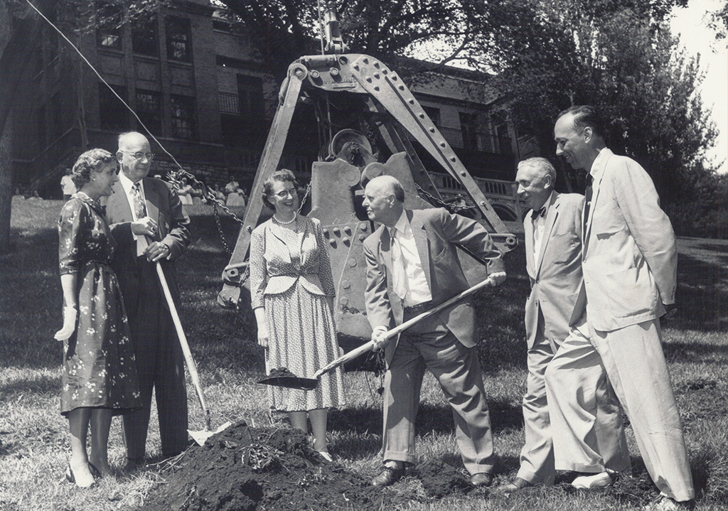 1957 groundbreaking for St. Paul hospital expansion